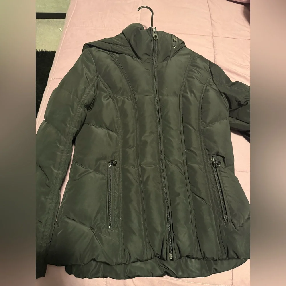 Calvin Klein Duck Down Waterfowl Feathers Hooded Puffer Coat (S) - Picture 1 of 11